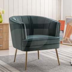 Wendy Green Velvet Chair