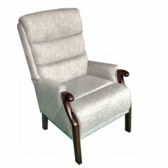 Wesley Linen Grey Chair