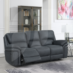 Blaine Steel Blue 3 Seater Sofa