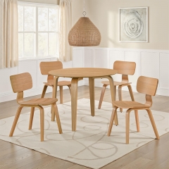 Addison Oak Round Dining Table