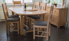 Breeze 1800 Extending Oval Dining Table