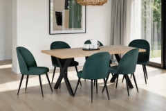 Nate Natural Oak 1800 Dining Table