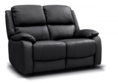 Parker Black 2 Seater Sofa