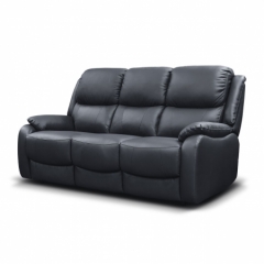 Parker Black 3 Seater Sofa