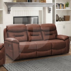 Leroy Chestnut 3 Seater Sofa