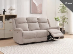 Lexus Taupe 3 Seater Sofa