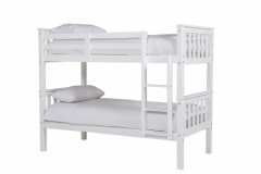 Bronson 3' White Bunk Bed