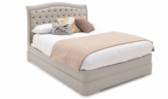 Mabel Taupe 4'6 Bed Frame