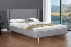 Allegra Grey 5' Bed Frame