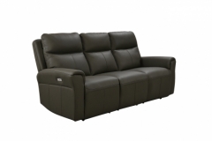 Russo Ash 3 Seater Electric Reclining Sofa
