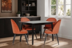 Doolin Black Rectangular Dining Table