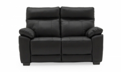 Positano Black 2 Seater Static Sofa