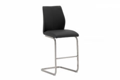 Irma Black Counter Chair