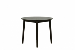 Doolin Black Round Dining Table
