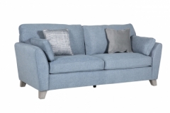 Cantrell Blue 3 Seater Sofa