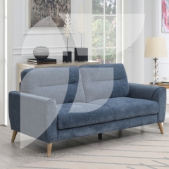 Anderson Blue 3 Seater Sofa