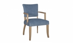 Duke Blue Arm Chair