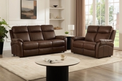 Nardo Brown 2 Seater Sofa