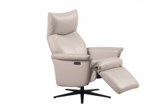 Leandro Cashmere Electric Reclining Accent Chair