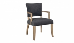 Duke Dark Grey Arm Chair