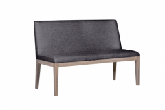 Falun Dark Grey Short Bench