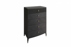 Diletta Ebony Tall Chest