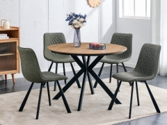 Erik Oak Round Dining Table
