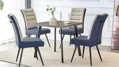 Fredrick Grey Square Dining Table