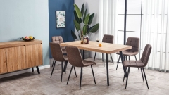 Fredrick Oak 1.6m Dining Table