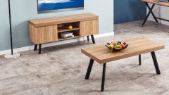 Fredrick Oak Wide TV Unit