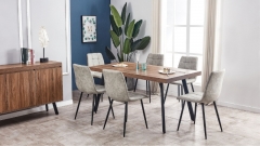 Fredrick Walnut 1.6m Dining Table