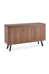 Fredrick Walnut 3 Door Sideboard