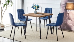 Fredrick Walnut Square Dining Table