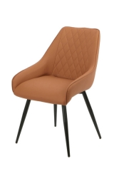 Gabriel Salmon Swivel Dining Chair