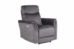 Mortimer Graphite Electric Recliner Chair
