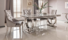 Arianna Grey Medium Dining Table