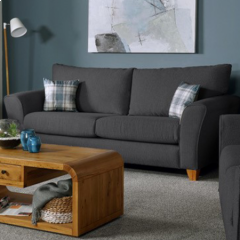Sophie Charcoal Grey 2 Seater Sofa