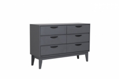 Luna Grey 6 Drawer Chest