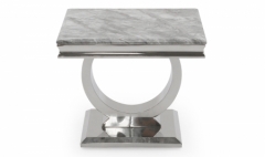 Arianna Grey Lamp Table