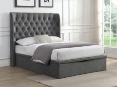 Clara Grey Storage Bed Frame