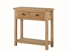 Kilmore Oak 2 Drawer Console Table