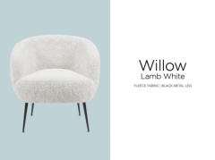 Willow Lamb White Chair