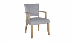 Duke Light Grey Arm Chair