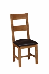 Oscar Brown Seat Dining Chair