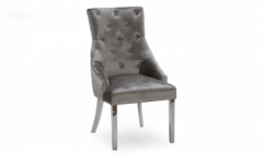 Belvedere Pewter Chair