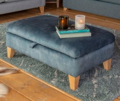 Poppy Legged Ottoman