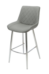 Silvia Grey Bar Stool