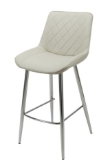 Silvia Taupe Bar Stool