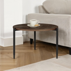 Nate Smoked Oak Lamp Table