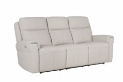 Russo Stone 3 Seater Electric Reclining Sofa